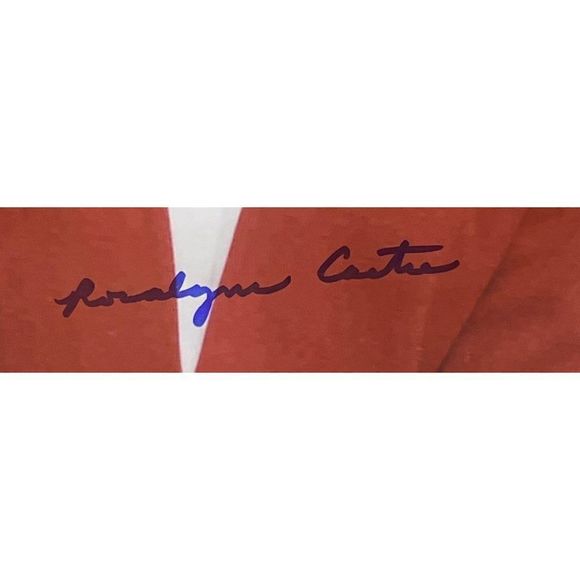 Rosalynn Carter Signed First Lady Autographed 8x10 Photo JSA COA - Picture 3 of 5